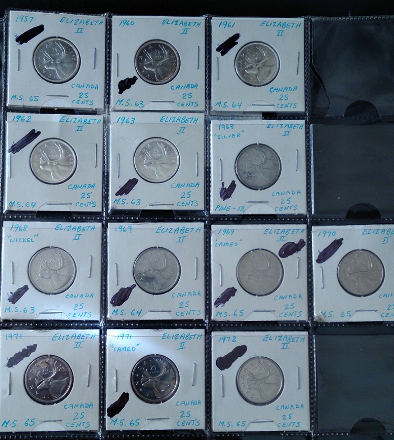 Page-Of-Quarters.--Some-Silver.